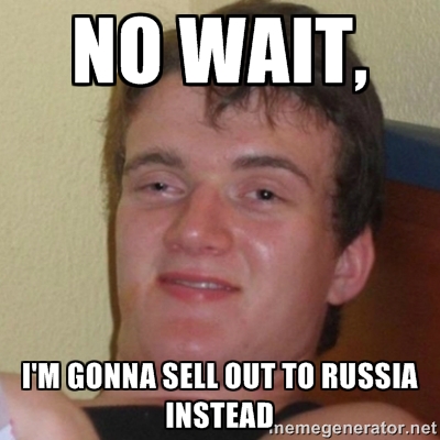 Sell out to Russia